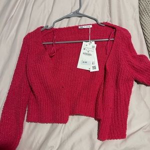 Pink Zara Cardigan